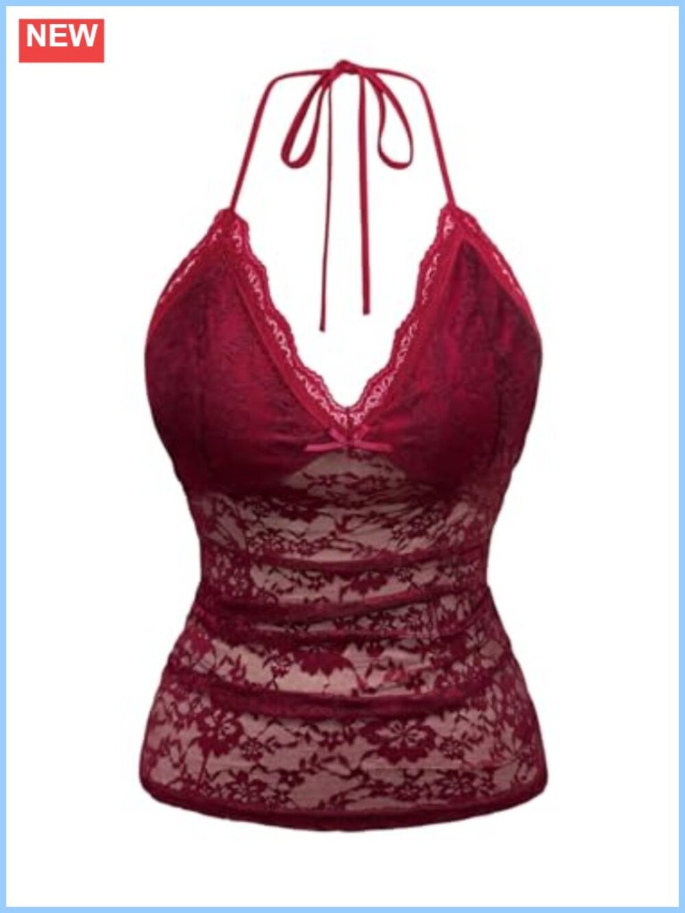 Plus Size Lace Halter Crop Corset Top Backless Sleeveless Y2K Club Rave